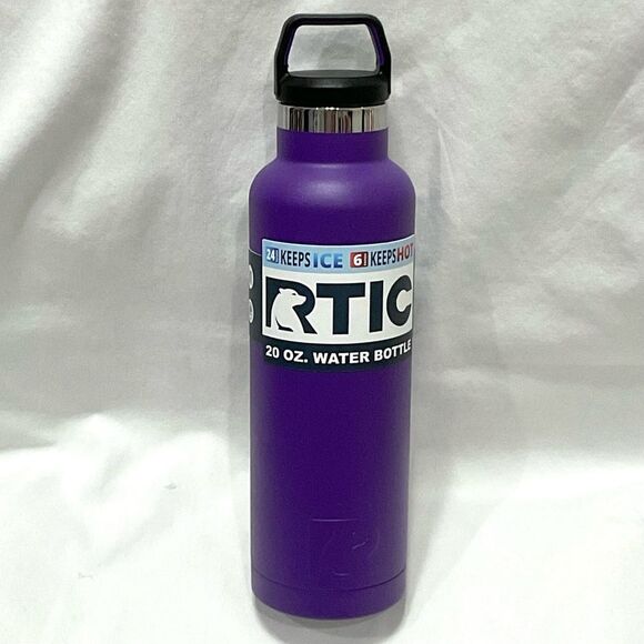 RTIC Majestic Purple Water Bottle 20 oz New Outdoor Sports Travel Refillable - Picture 1 of 4